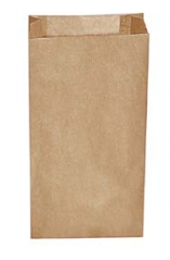 Svačinový pap. sáček hnědý 5kg (20+7 x 43 cm) [500 ks]