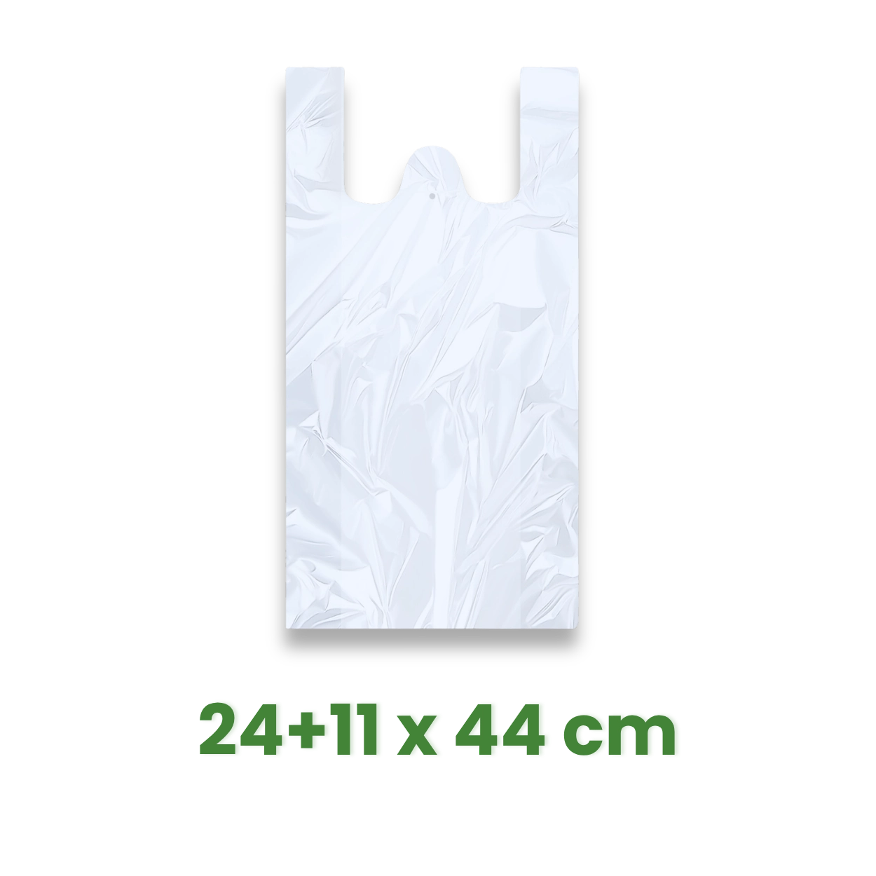 Taška 24+11 x 44 cm, 4 kg bílá [100 ks]