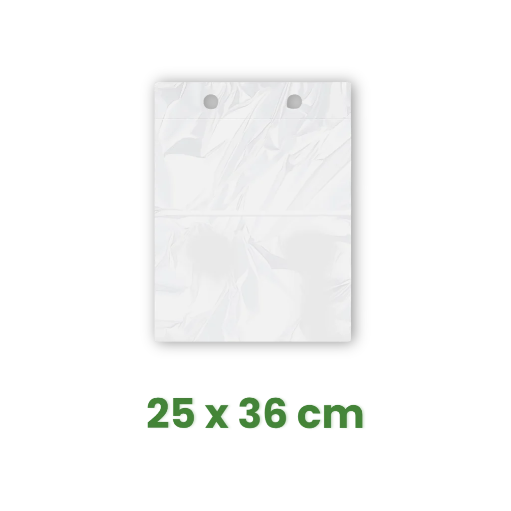Přířez 25 x 36 cm v bloku, HDPE transparentní
