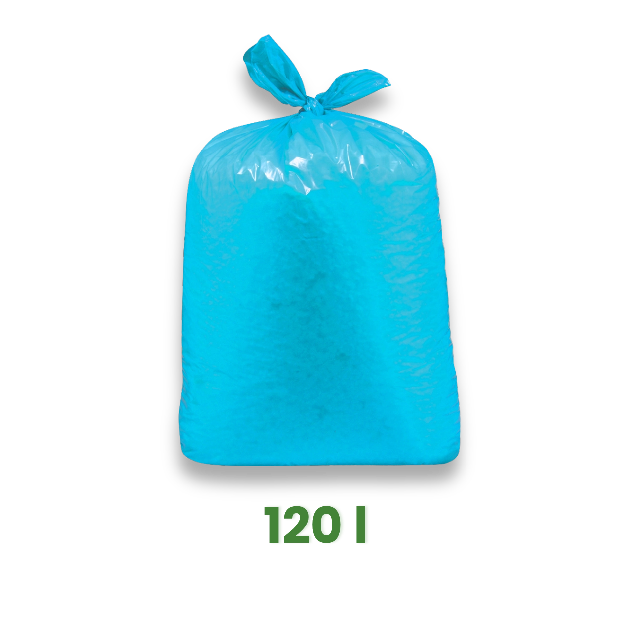 Pytle na odpadky 120 l, 70 x 110 cm, ECONOMY světle modré [25 ks]