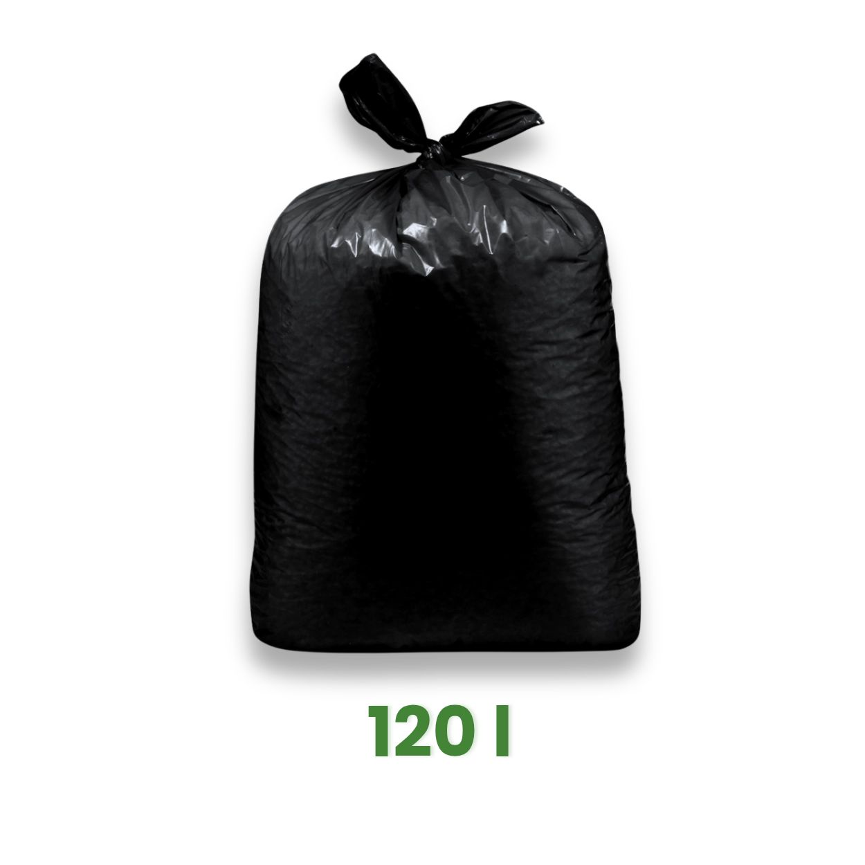 Pytle na odpadky 120 l, 70 x 110 cm, černé [25 ks]
