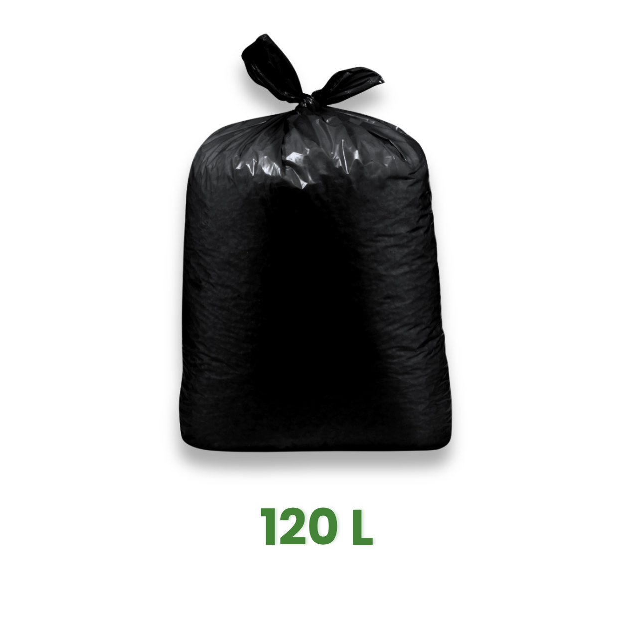 Pytel na odpadky 120 L, 70 x 110 cm, extra silný černý [15 ks]
