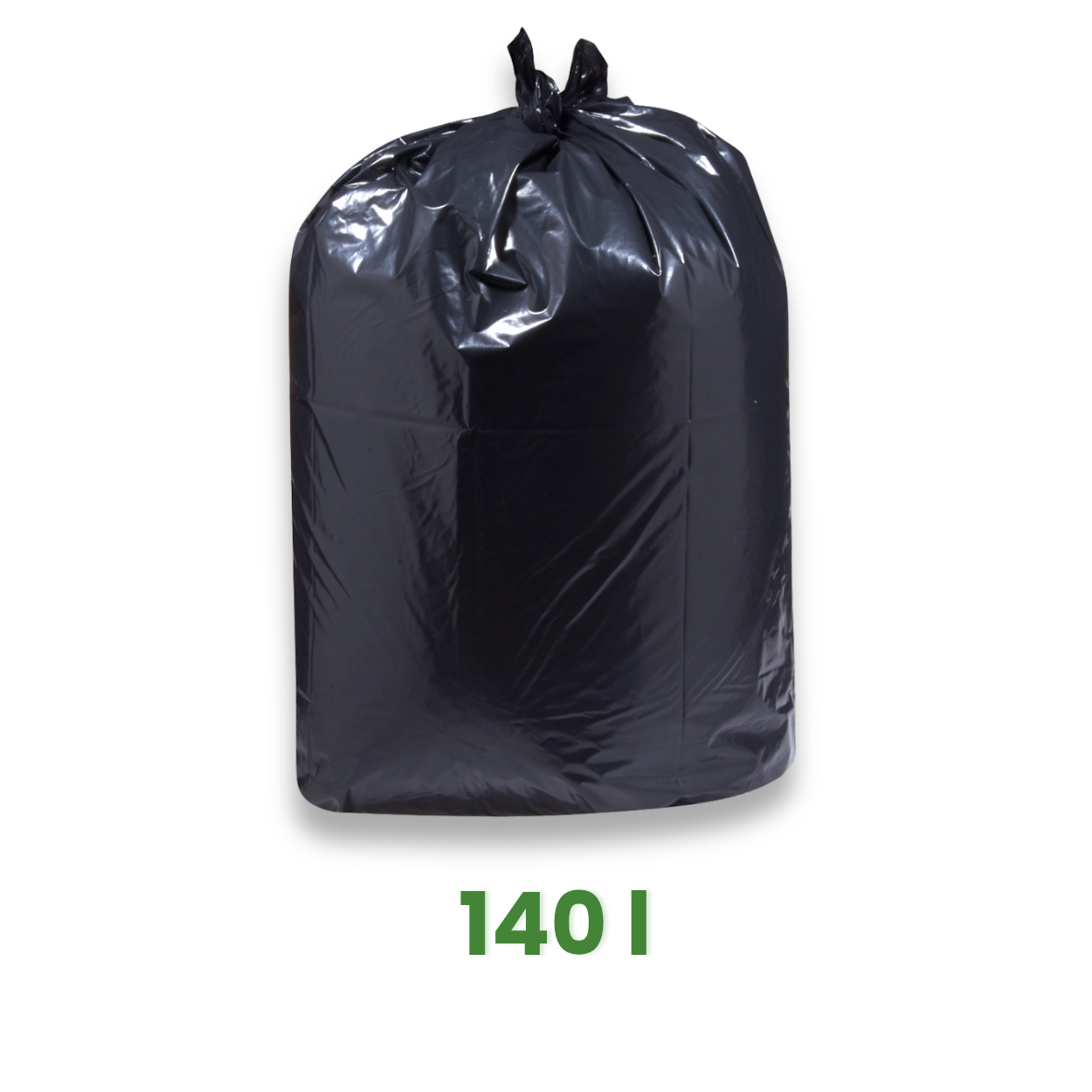 Pytle na odpadky 140 l, 90 x 110 cm, černé [25 ks]