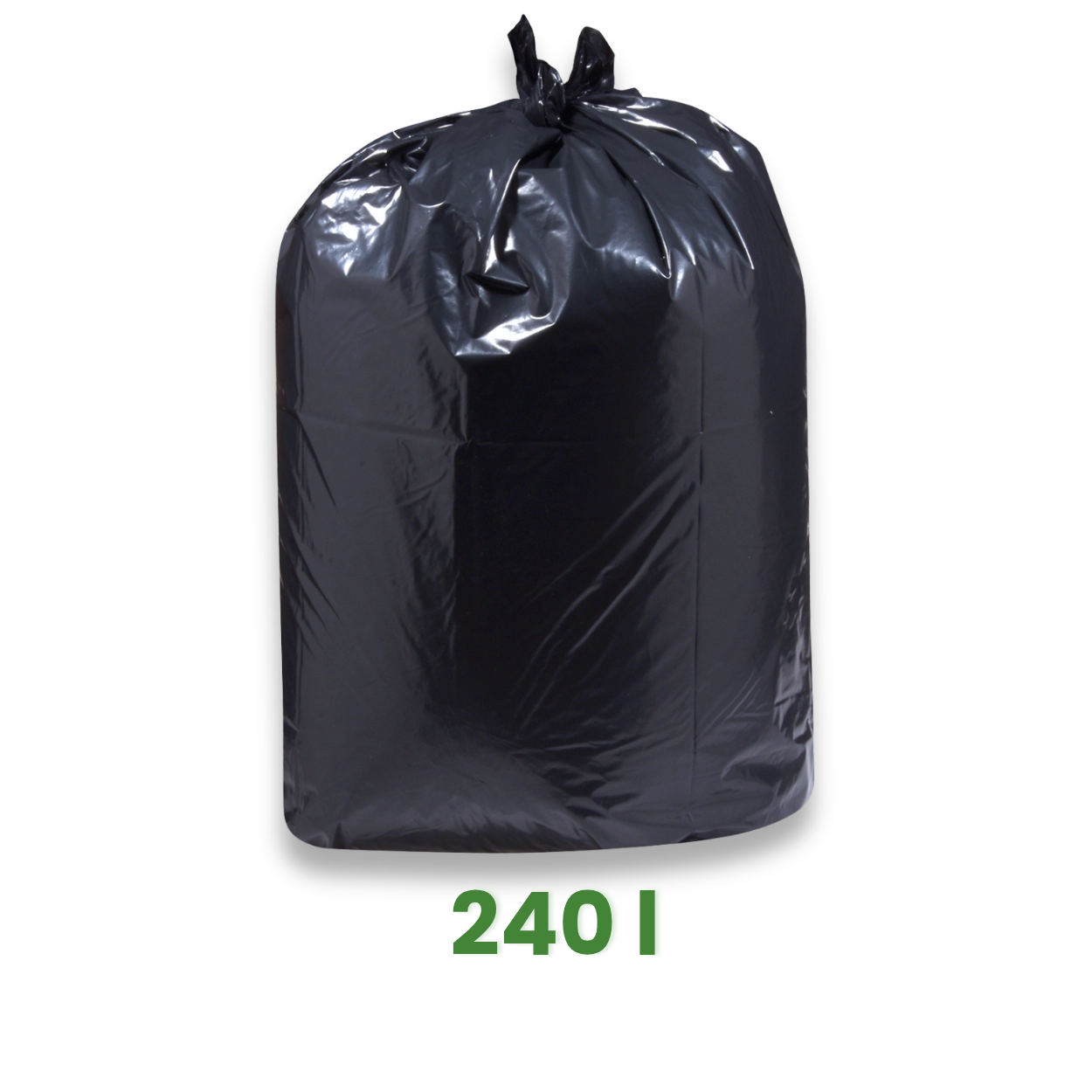 Pytle na odpadky 240 l, 100 x 125 cm, černé [10 ks]