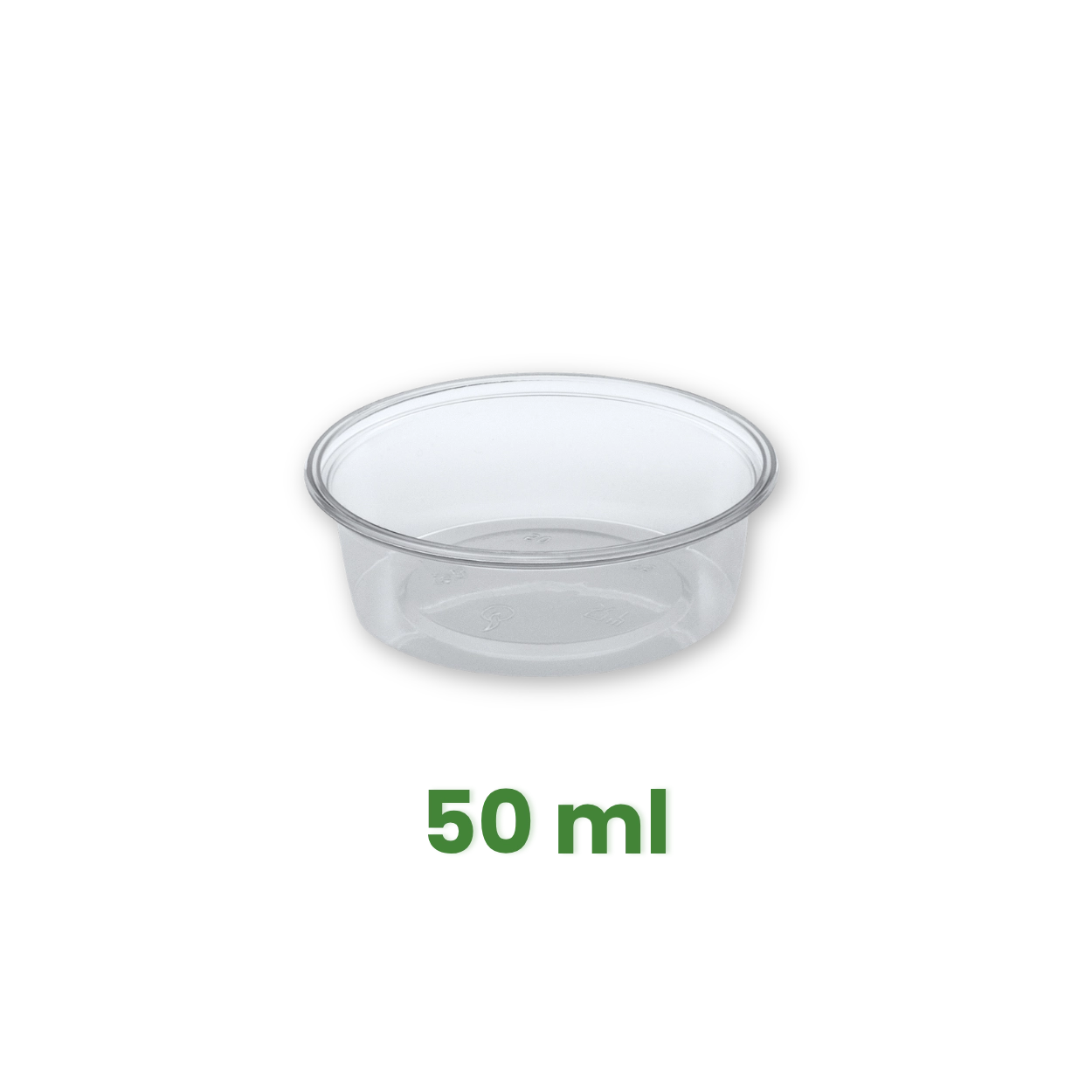 Dresinková miska 50 ml, Ø 70mm, PP průhledná  [50 ks]