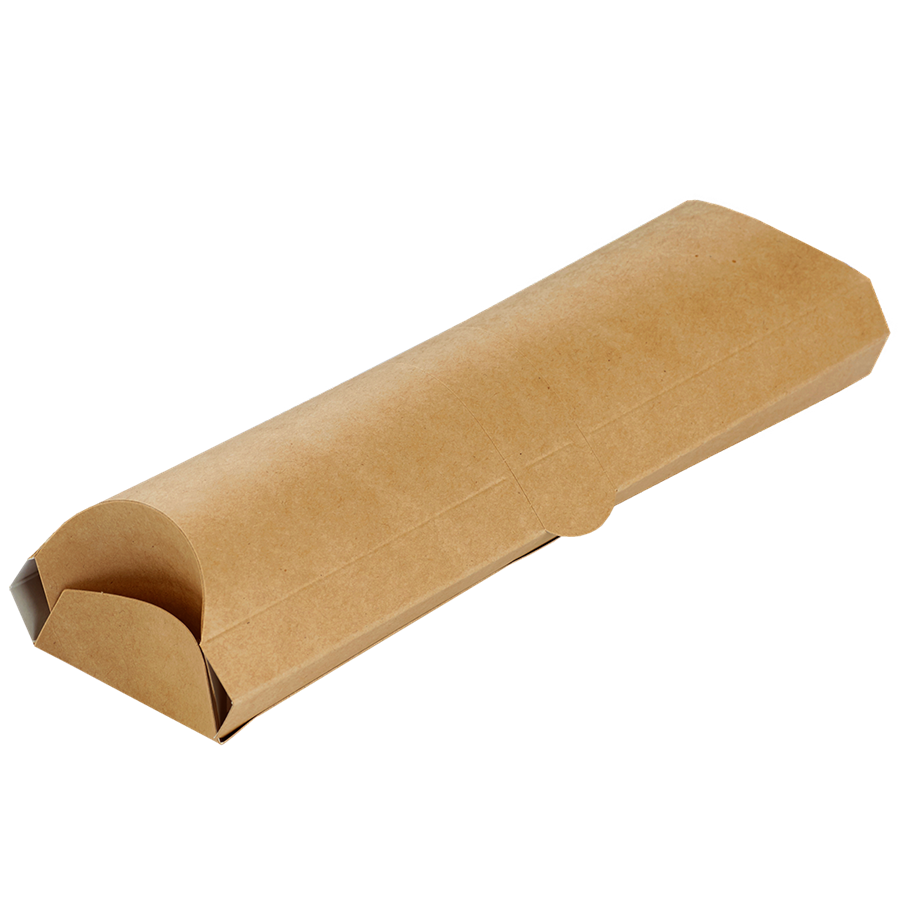 Papírová kapsa na wrap / tortillu 200x70x55 mm