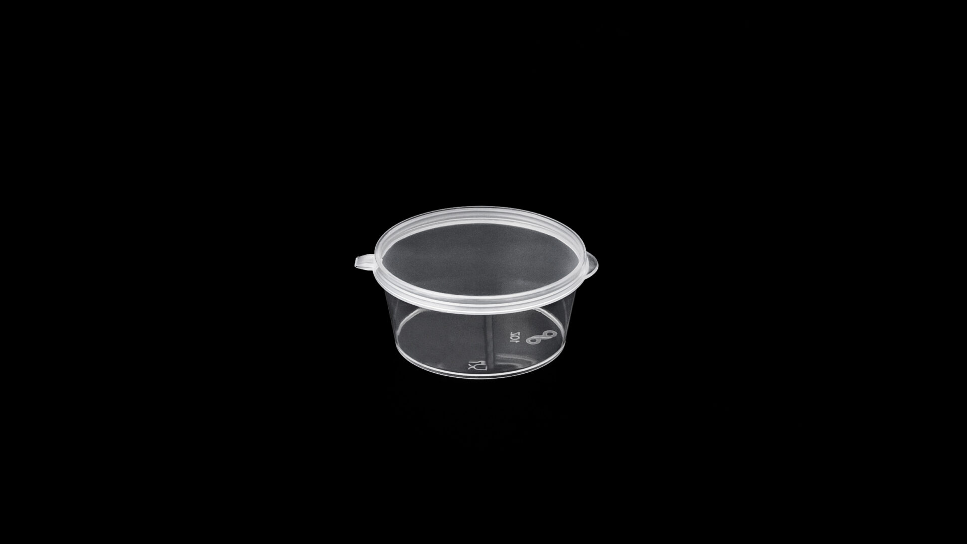 Miska na dresink 1oz/30ml extra pevná s integr. víčkem [50ks]