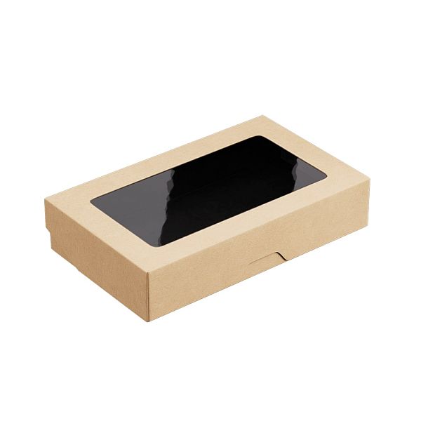 ECO Papírová krabička na sushi 1000 ml, 200x 120 x 40 mm [50 ks]