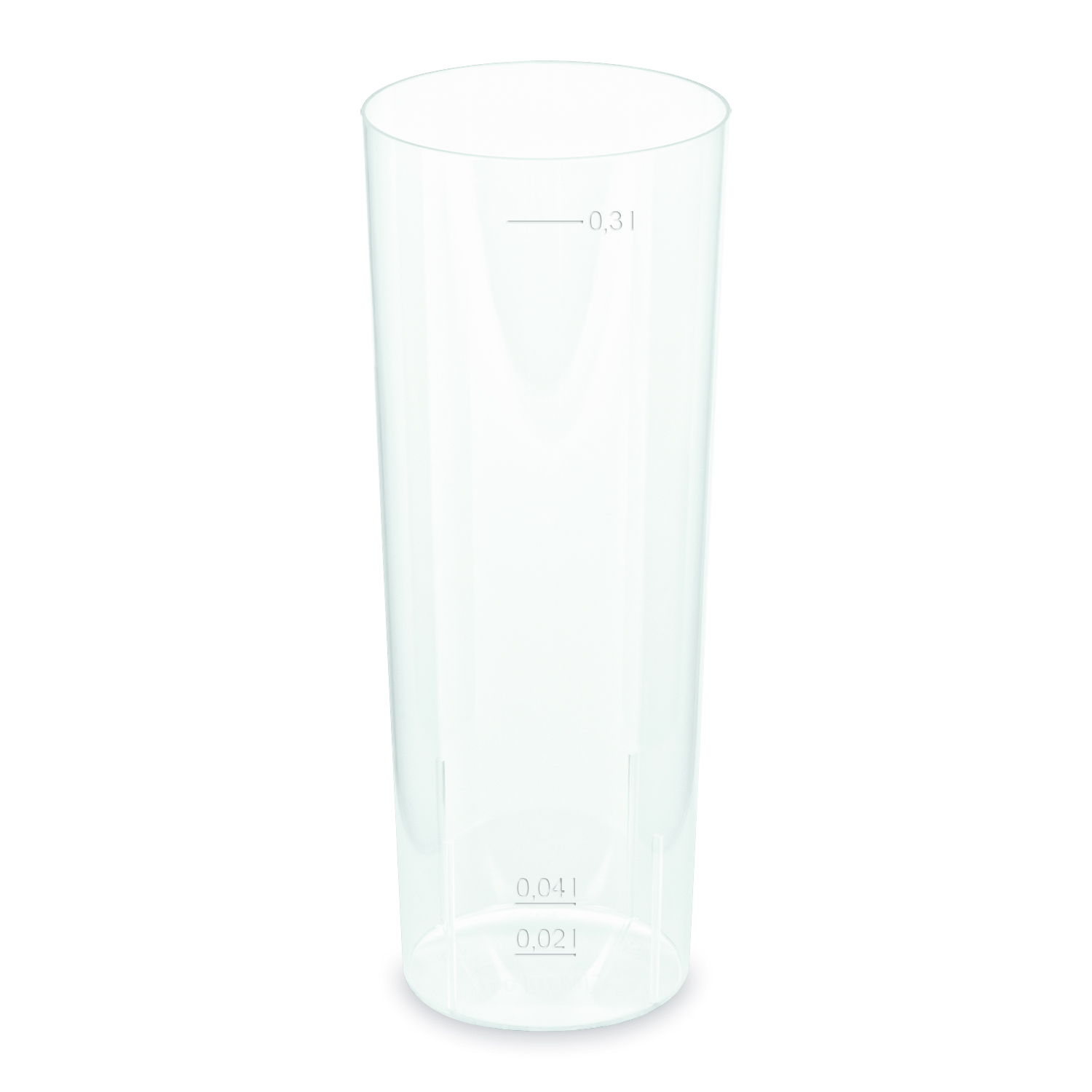 Kelímek vratný (PP) Longdrink Ø59mm 2cl/0,3L [10 ks]