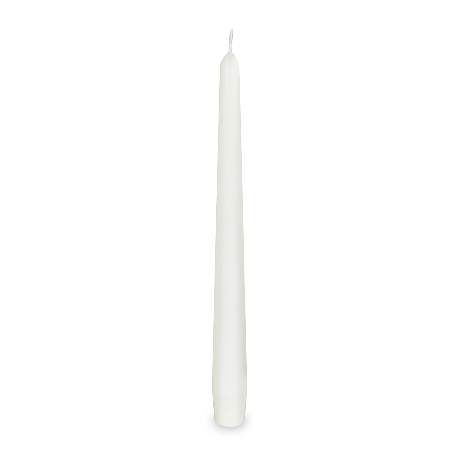 Svíčka kónická 245 mm bílá [10 ks]