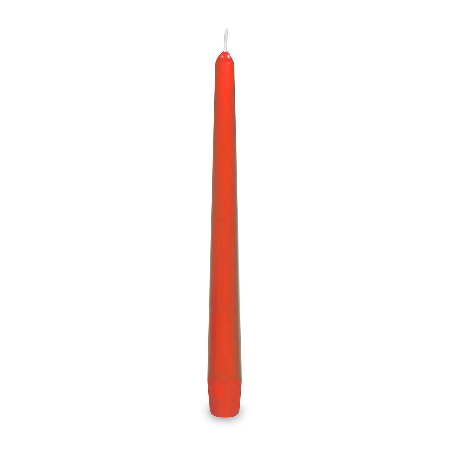 Svíčka kónická 245 mm červená [10 ks]