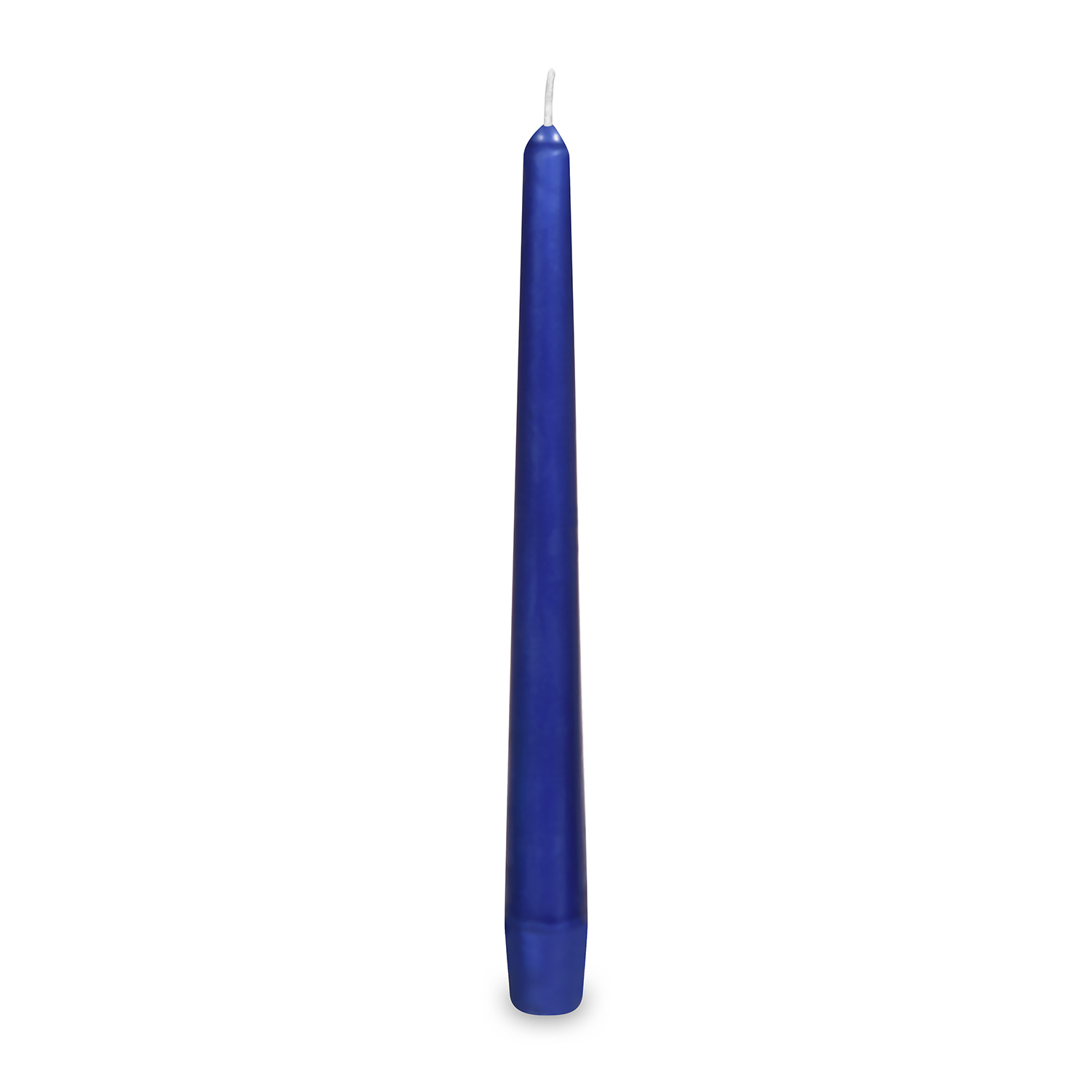Svíčka kónická 245 mm tmavě modrá [10 ks]