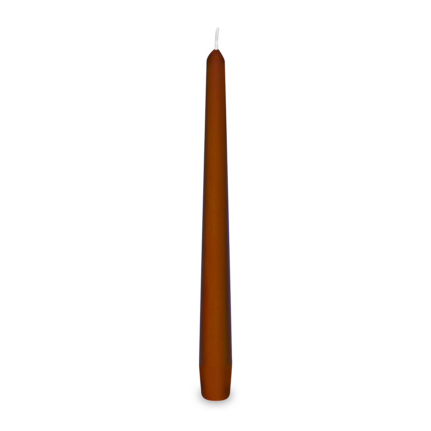 Svíčka kónická 245 mm hnědá [10 ks]