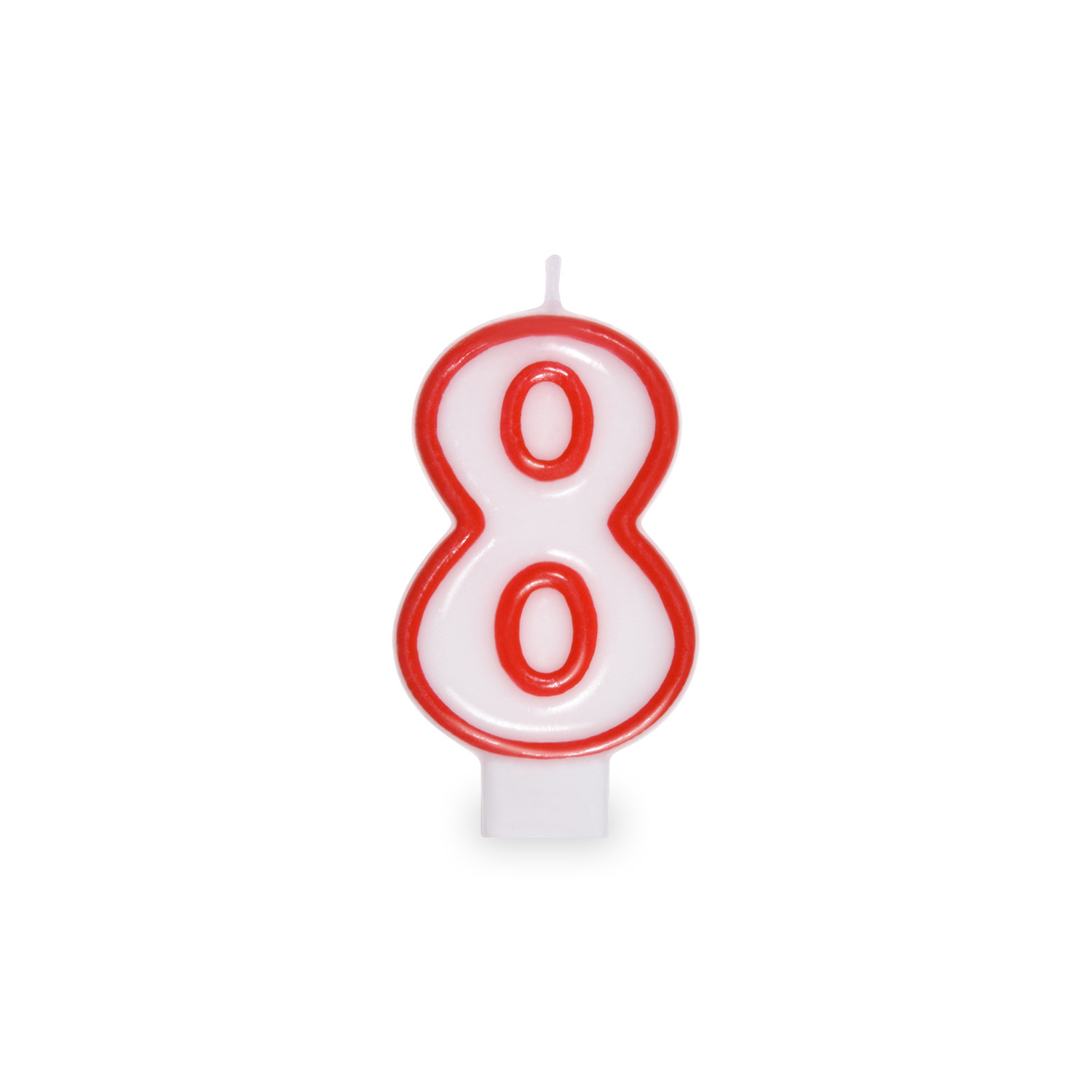 Svíčka číslová "8" 75 mm [1 ks]