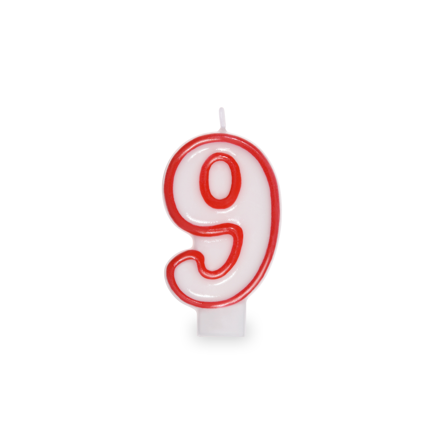 Svíčka číslová "9" 75 mm [1 ks]