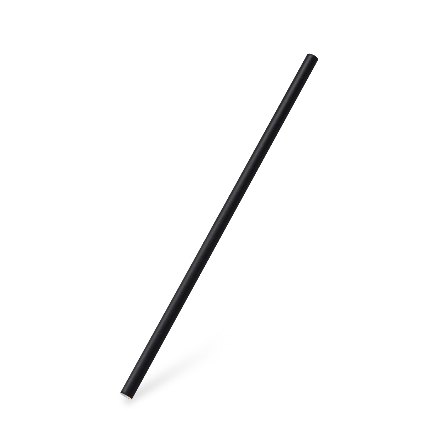 Brčka plastová černá `JUMBO` Ø8mm x 24cm [500 ks] znovu použitelné