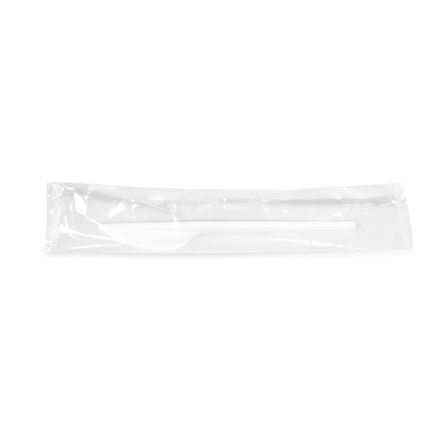 Nůž bílý 16,5 cm hygienicky balený [100 ks]