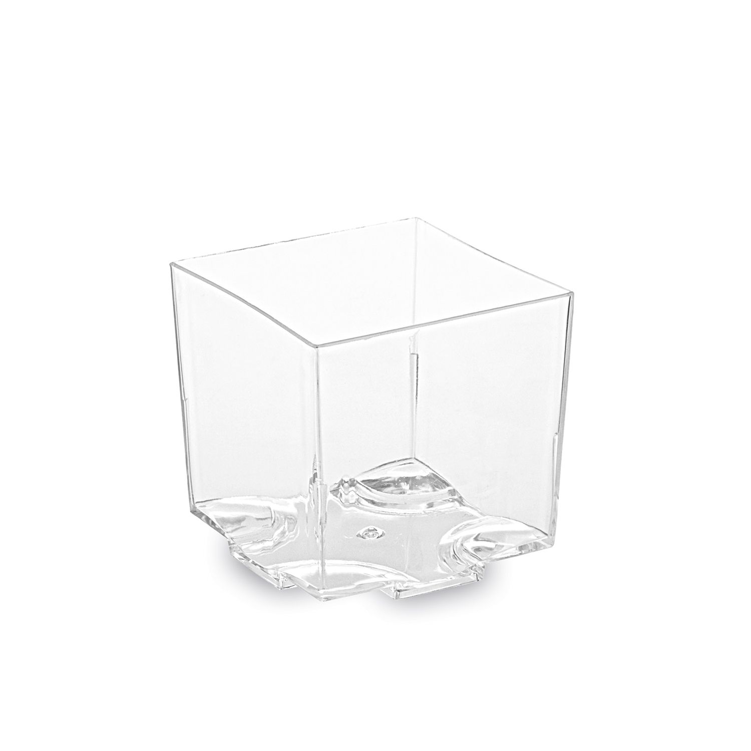 Fingerfood kelímek (PS) hranatý čirý 44 x 44 x 43 mm 65ml [20 ks]