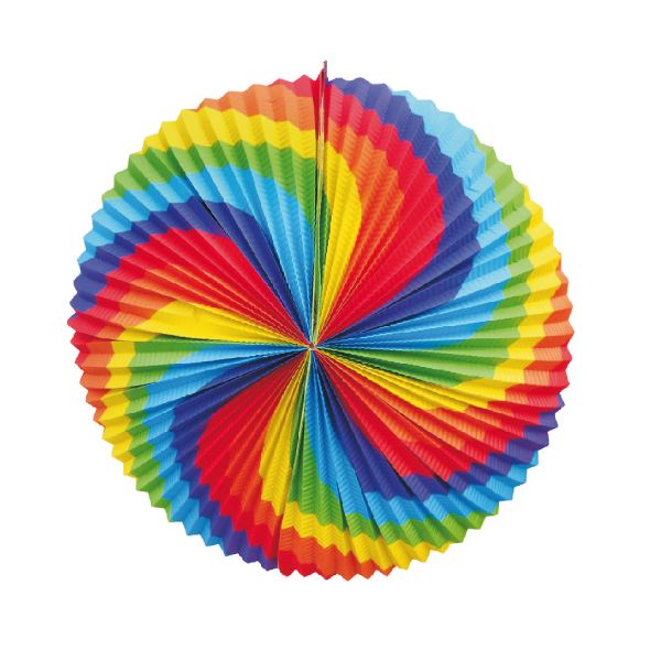 Lampión kulatý DUHA Ø 34 cm [1 ks]