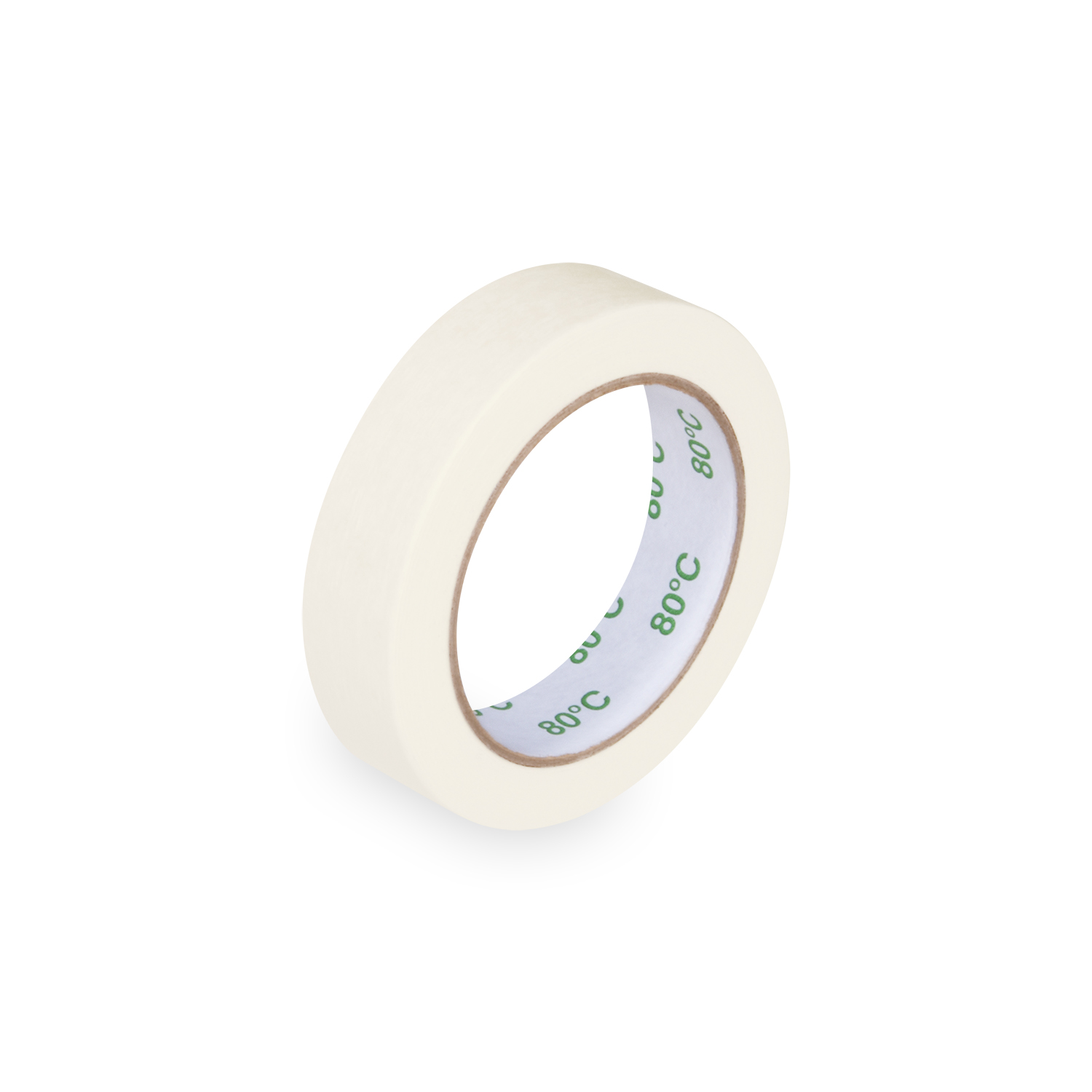 Lepící páska krepová, bílá 50 m x 25 mm (do +80°C) [1 ks]