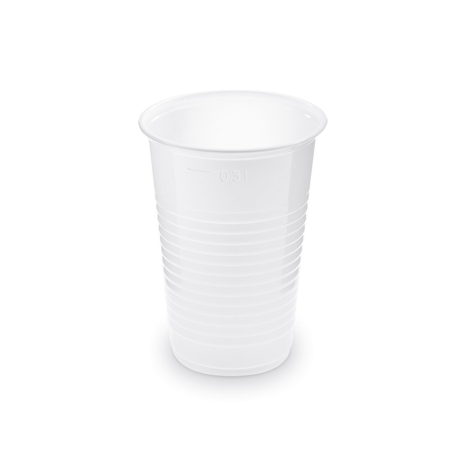 Kelímek bílý 0,3 l -PP- (Ø 78 mm) [100 ks]