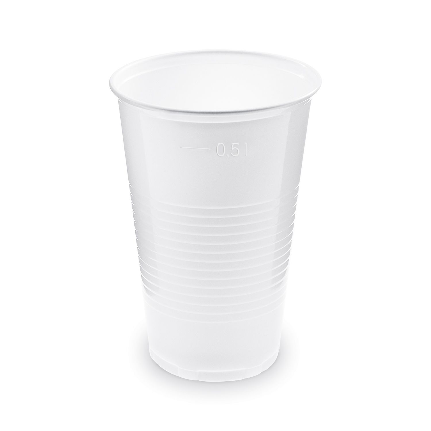 Kelímek bílý 0,5 l -PP- (Ø 95 mm) [50 ks]