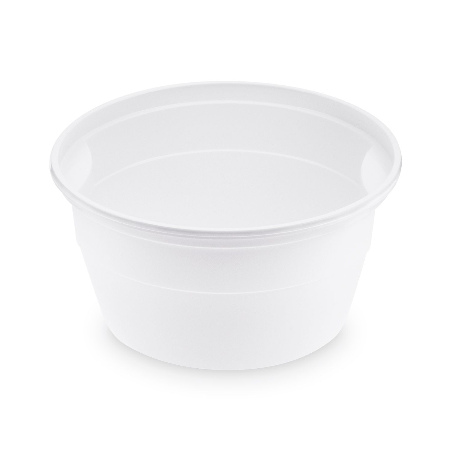 Polévková miska bílá (PP) 500 ml, Ø 127 mm [50 ks]