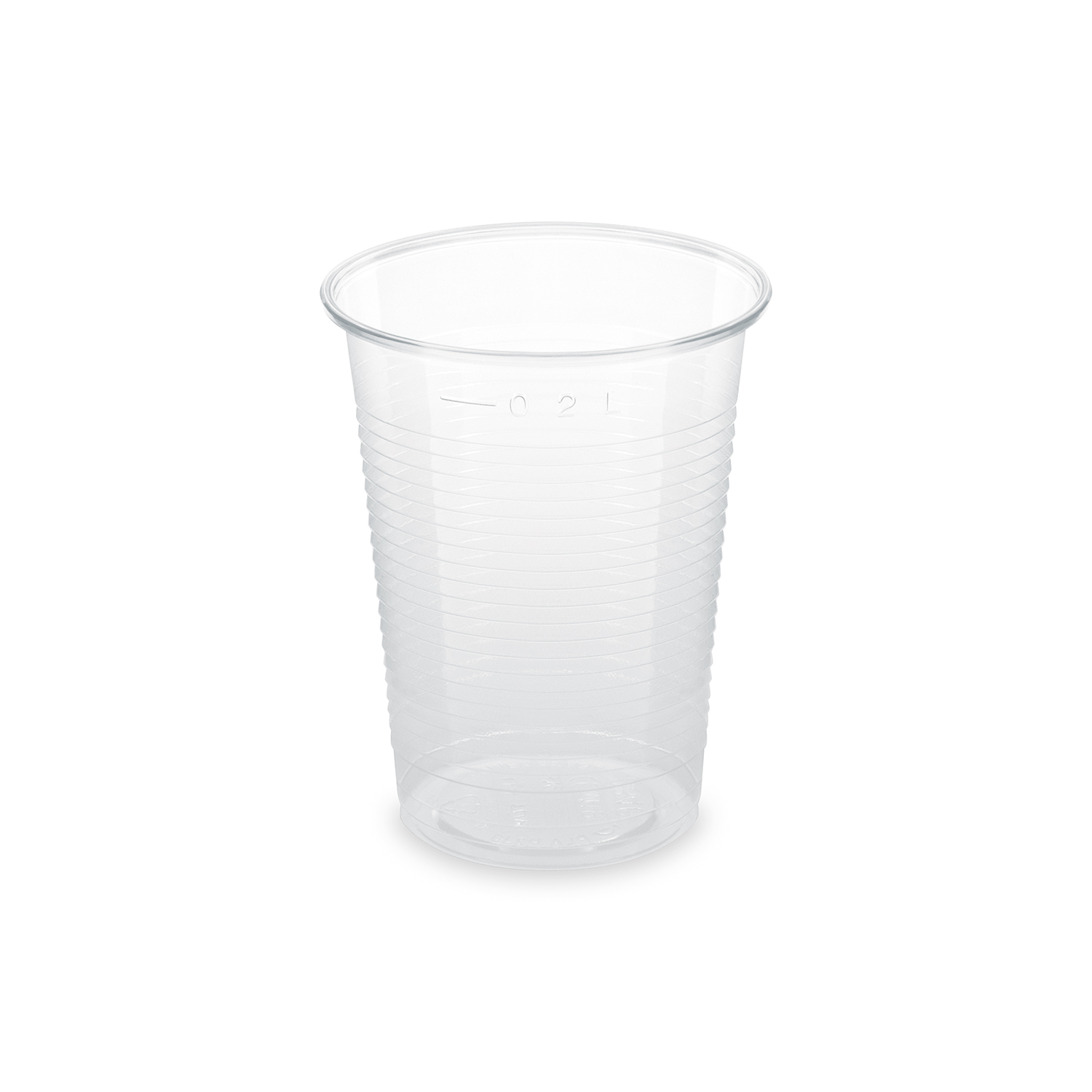 Kelímek (PLA) průhledný Ø70mm 0,2L [100 ks]