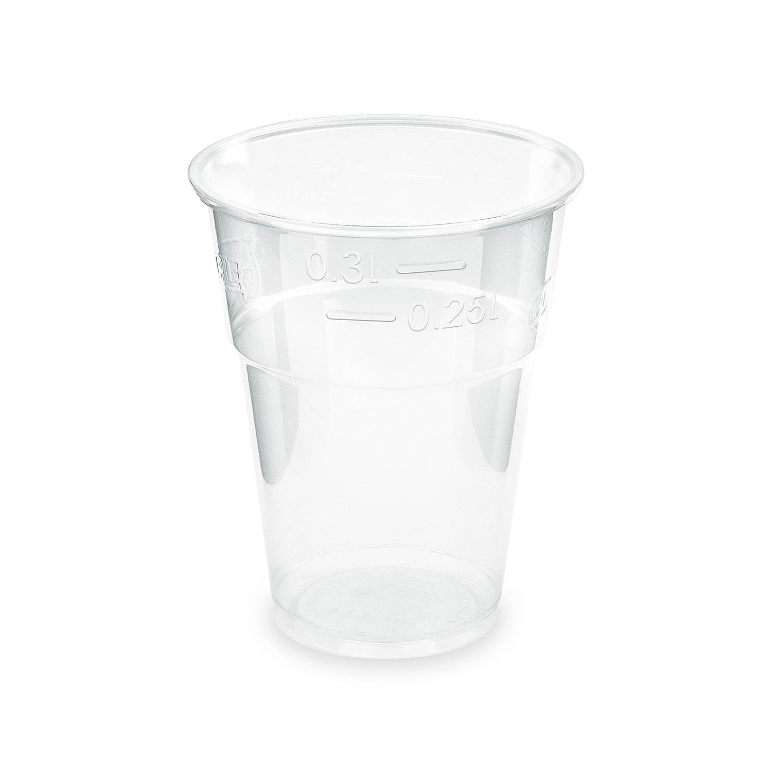 Kelímek (PLA) průhledný Ø84mm 0,3L [50 ks]