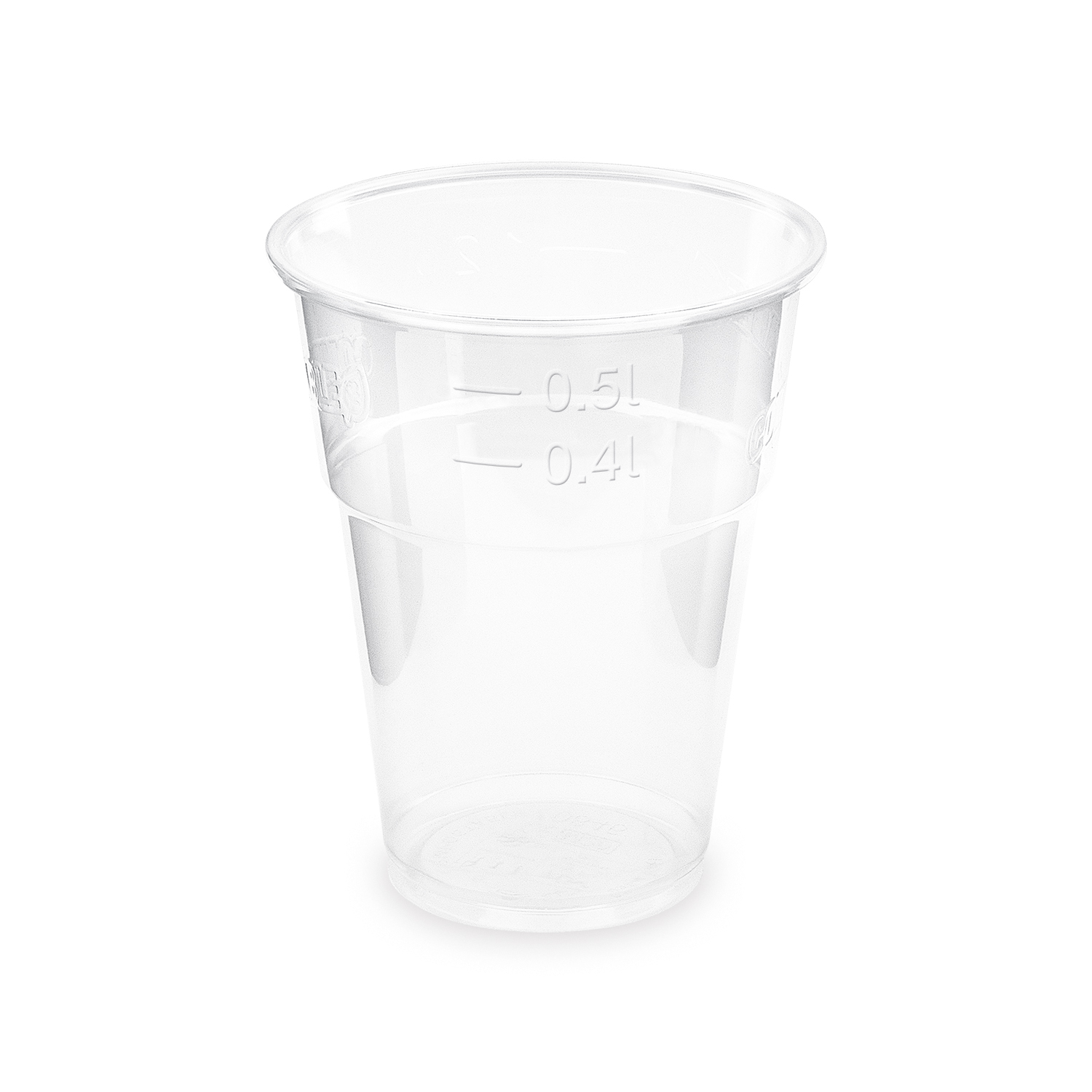 Kelímek (PLA) BIO průhledný Ø102mm 0,5L [50 ks]