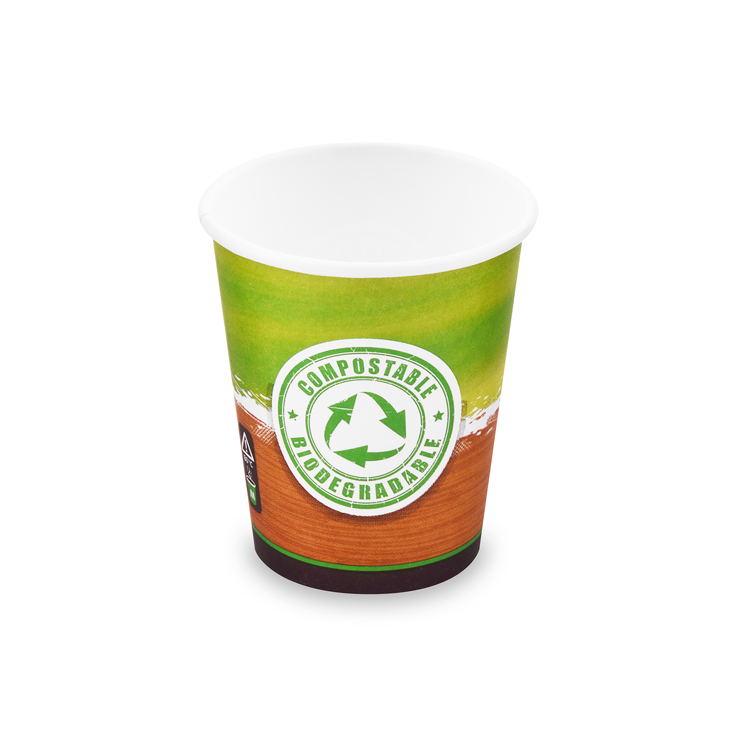 Papírový kelímek -BIO- 280 ml, M (Ø 80 mm) [50 ks]
