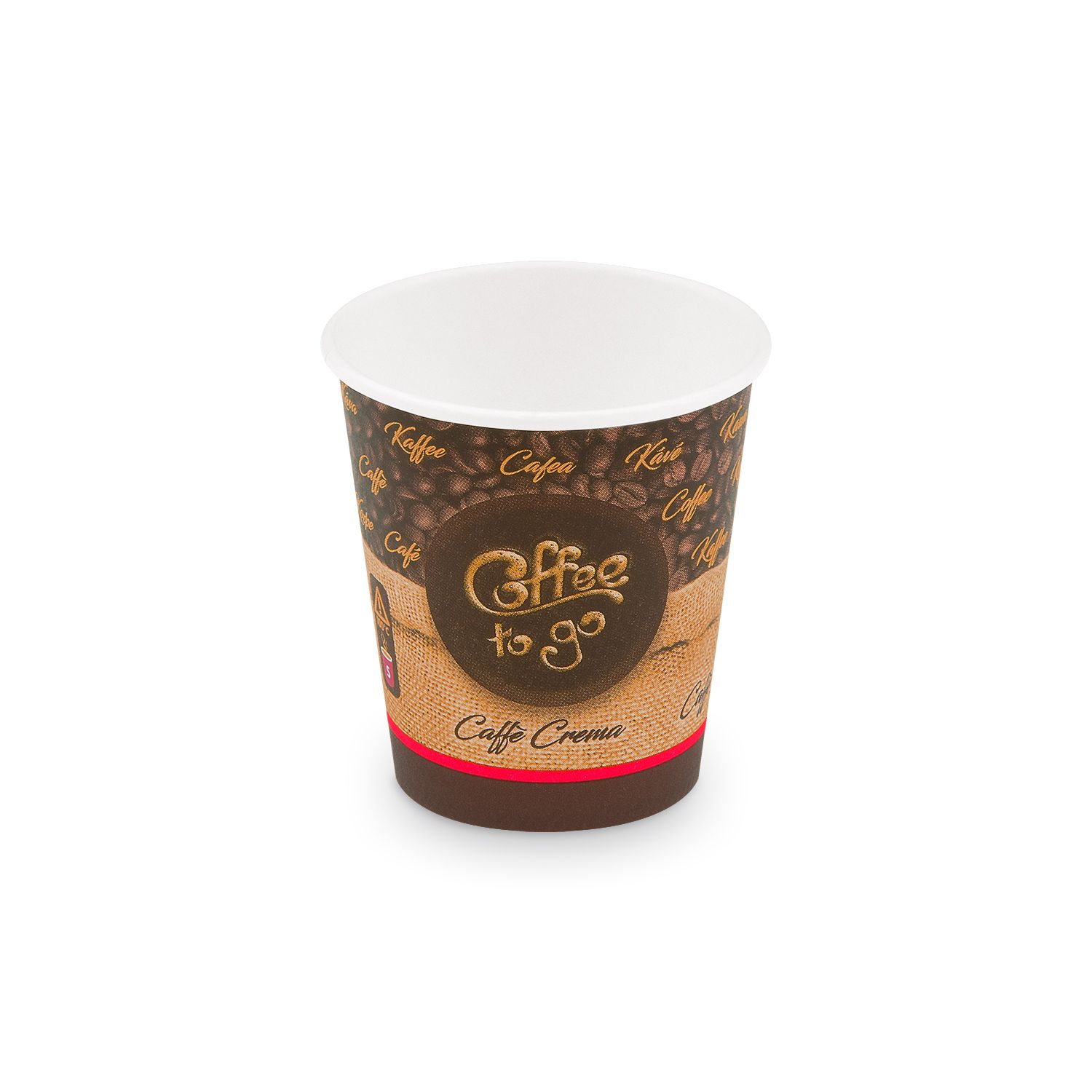 Papírový kelímek "Coffee to go" 200 ml, S (Ø 73 mm) [50 ks]