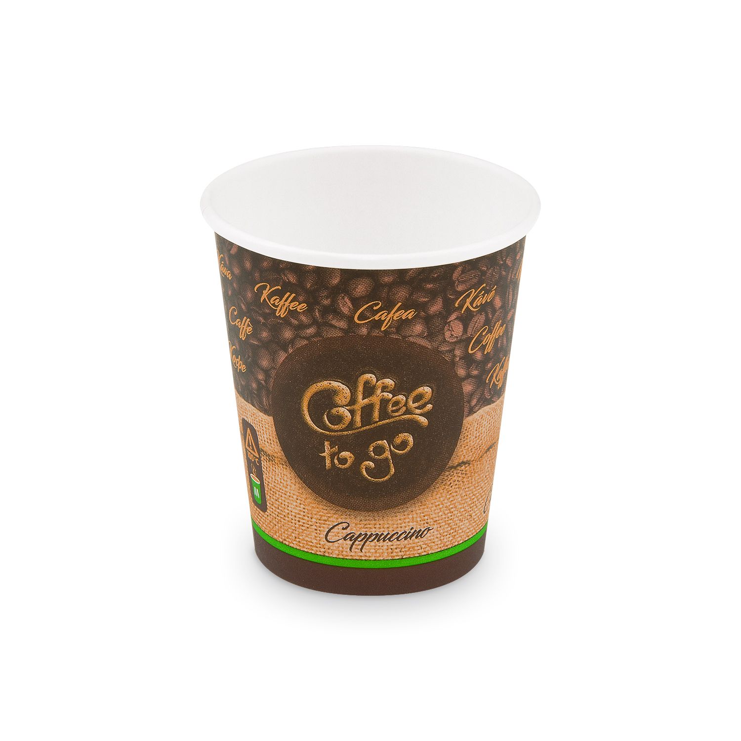 Papírový kelímek "Coffee to go" 280 ml, M (Ø 80 mm) [50 ks]
