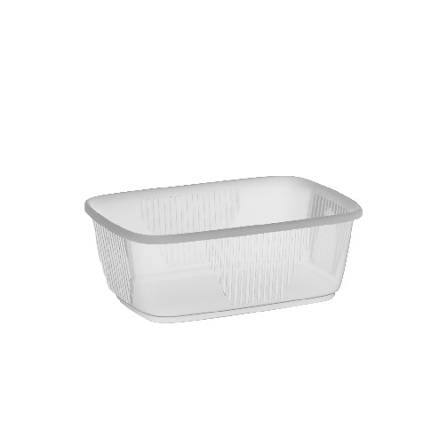 Miska hranatá průhledná 200 ml (PP) [100 ks]
