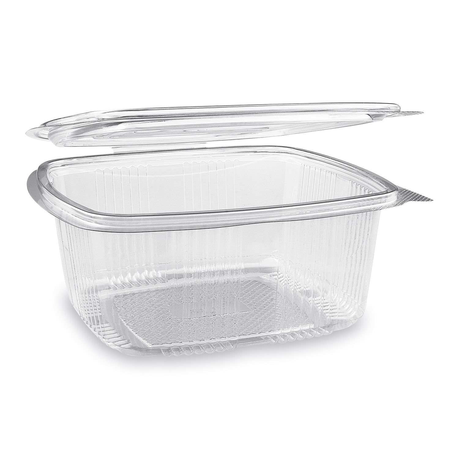 Miska hranatá průhledná s víčkem 1500 ml (PET) [50 ks]