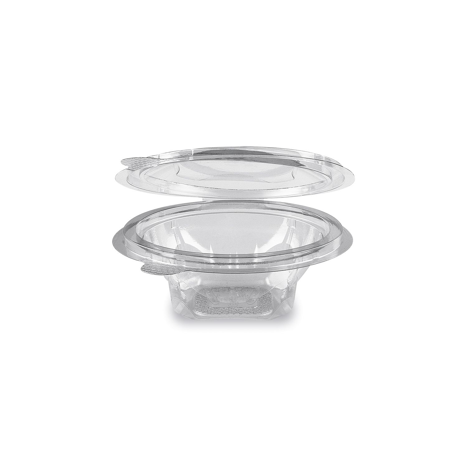 Miska kulatá průhledná s víčkem 150 ml (PET) [50 ks]