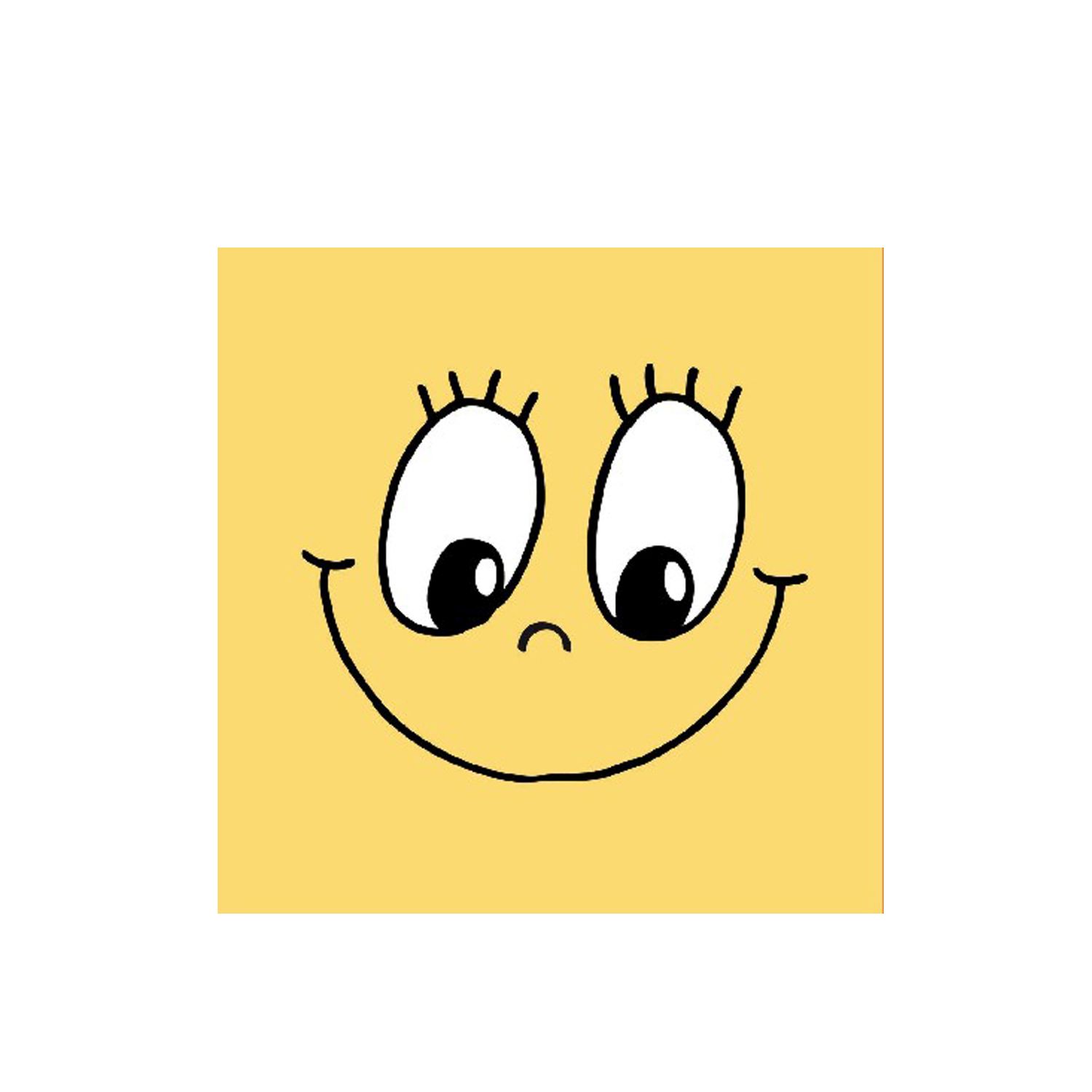 Ubrousek 3vrstvý, 33 x 33 cm SMILING FACE [20 ks]