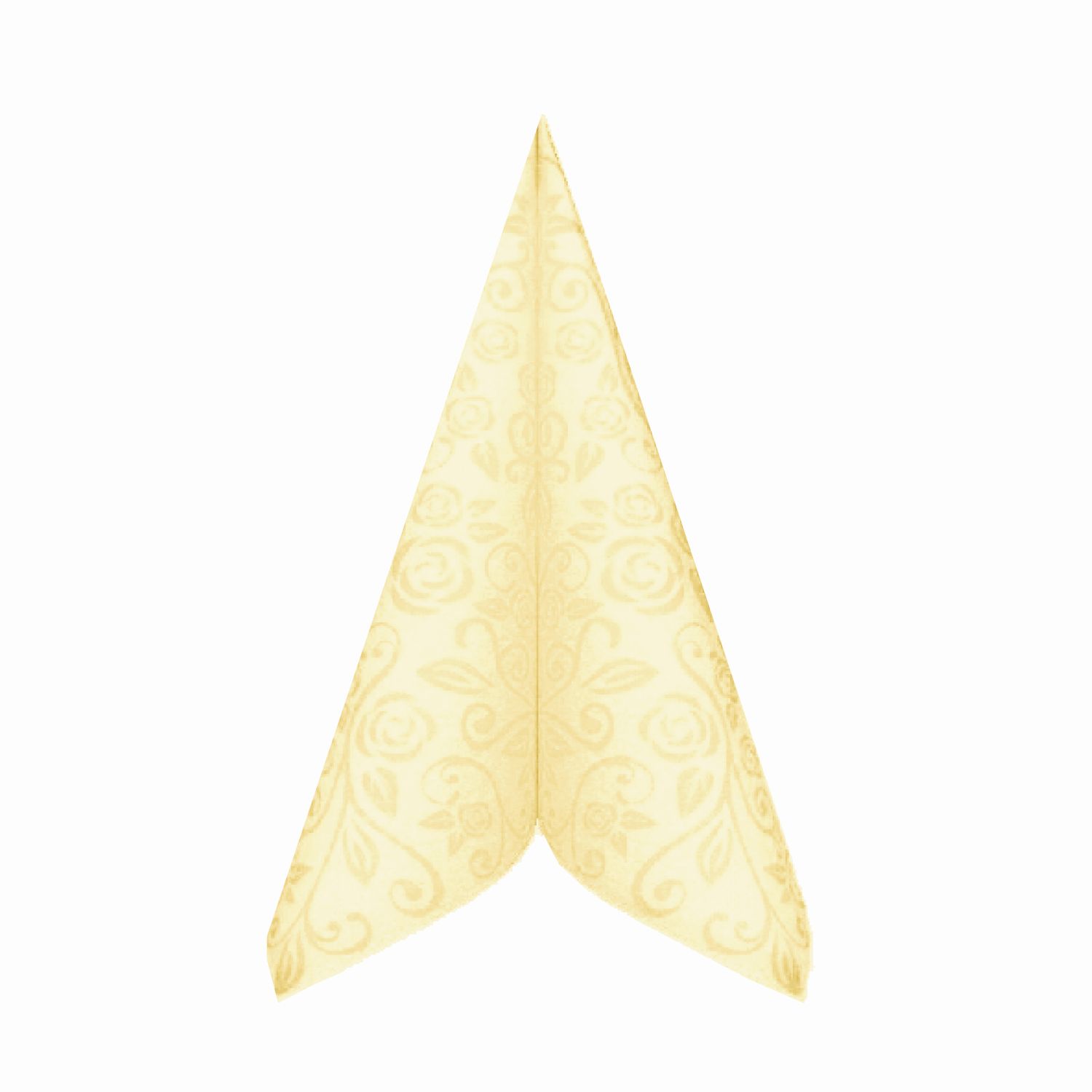Ubrousek PREMIUM 40x40cm "dekor R" béžový [50 ks]