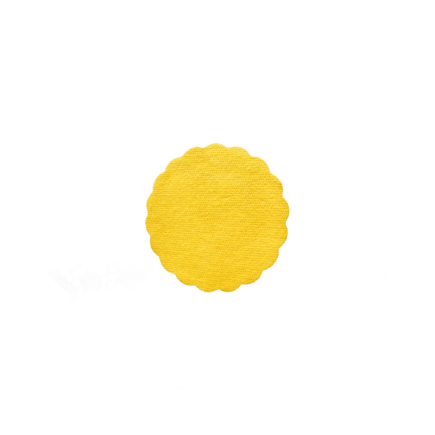 Rozetka PREMIUM Ø 9 cm žlutá [500 ks]