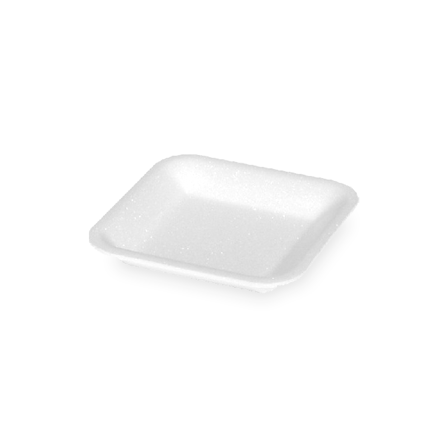 Podložní miska bílá 60, 135 x 135 x 20 mm (EPS) [3600 ks]
