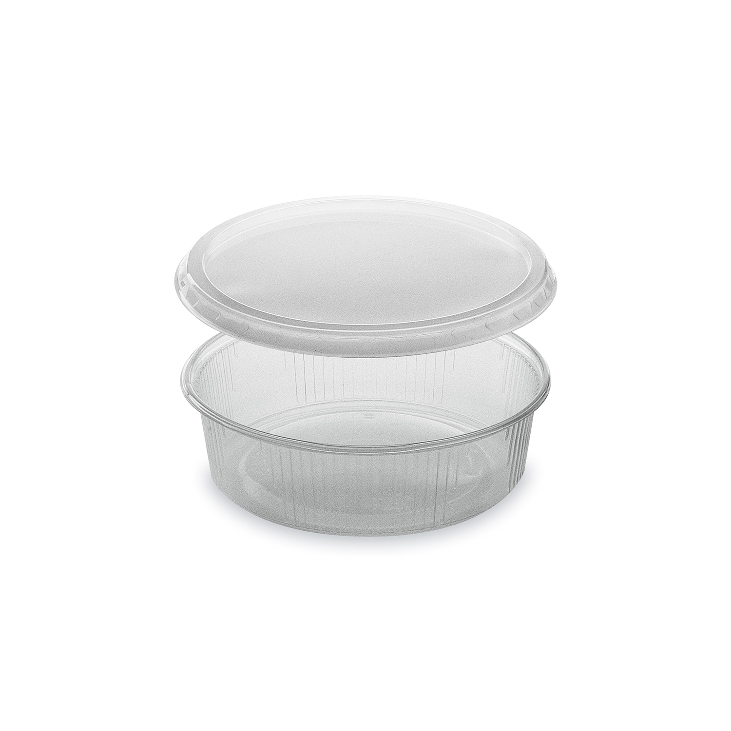 Miska kulatá průhledná 125 ml + víčko (PP) [2 x 250 ks]