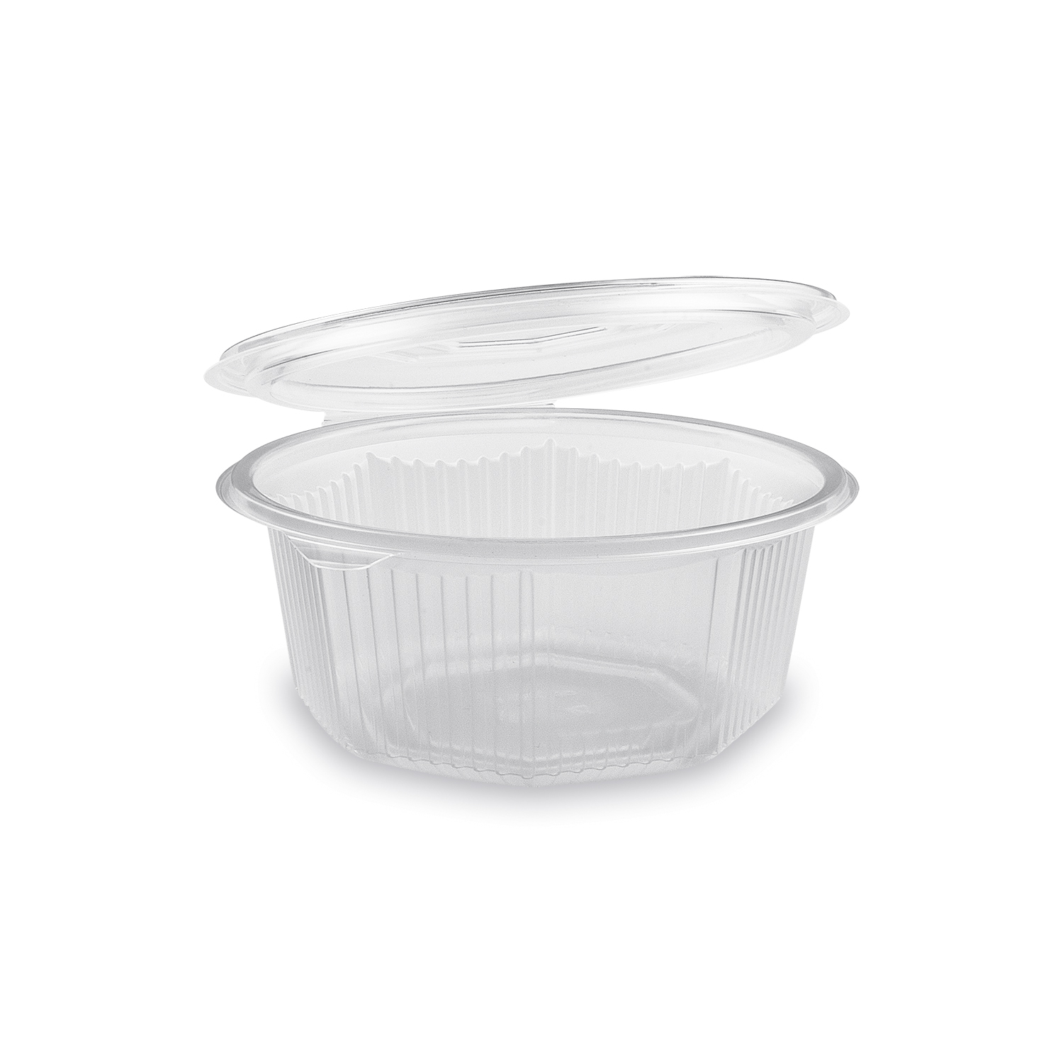 Miska osmiboká průhledná s víčkem 750 ml (PP) [50 ks]