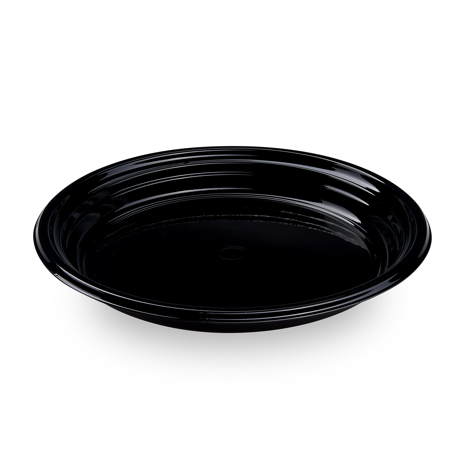 Talíř (PP) Reware Dinner vratný černý Ø22cm [12 ks]