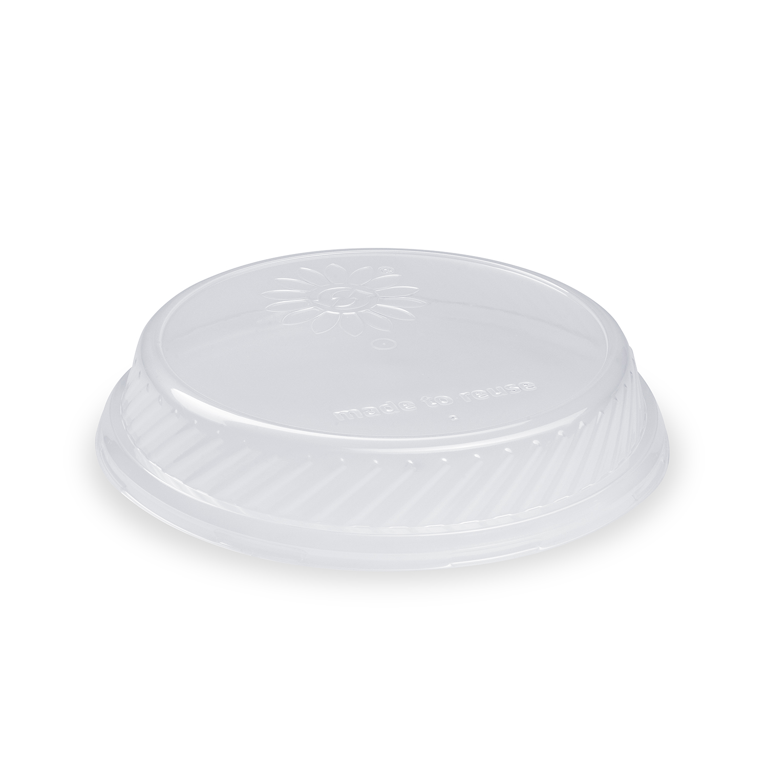 Víčko (PP) vratné průhledné Ø22 x 4 cm pro talíř Reware Dinner [12 ks]