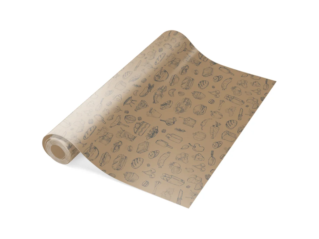 Nepromastitelný papír 35cm v roli ecokraft 10kg uni potisk