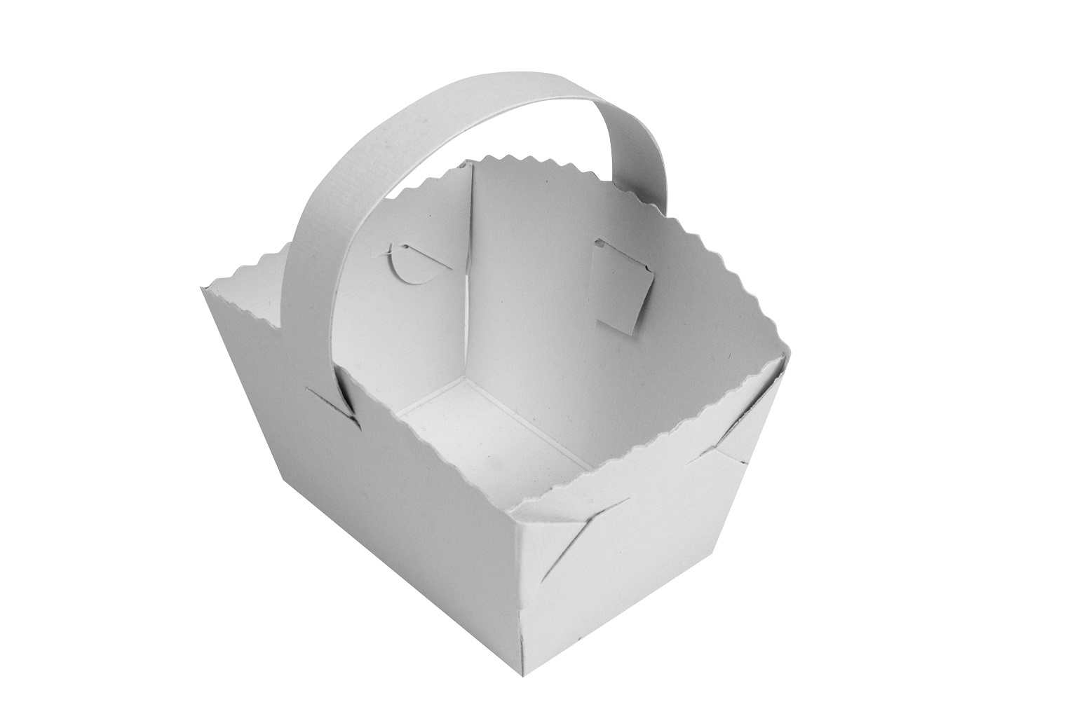 Svatební košíček s ouškem 10 x 8 x 6 cm [50 ks]