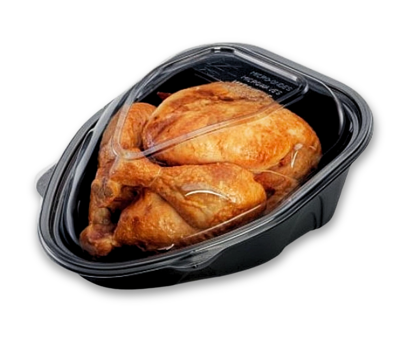 Box na kuře PP 264x201x115 1-dílná s víčkem [75 ks]