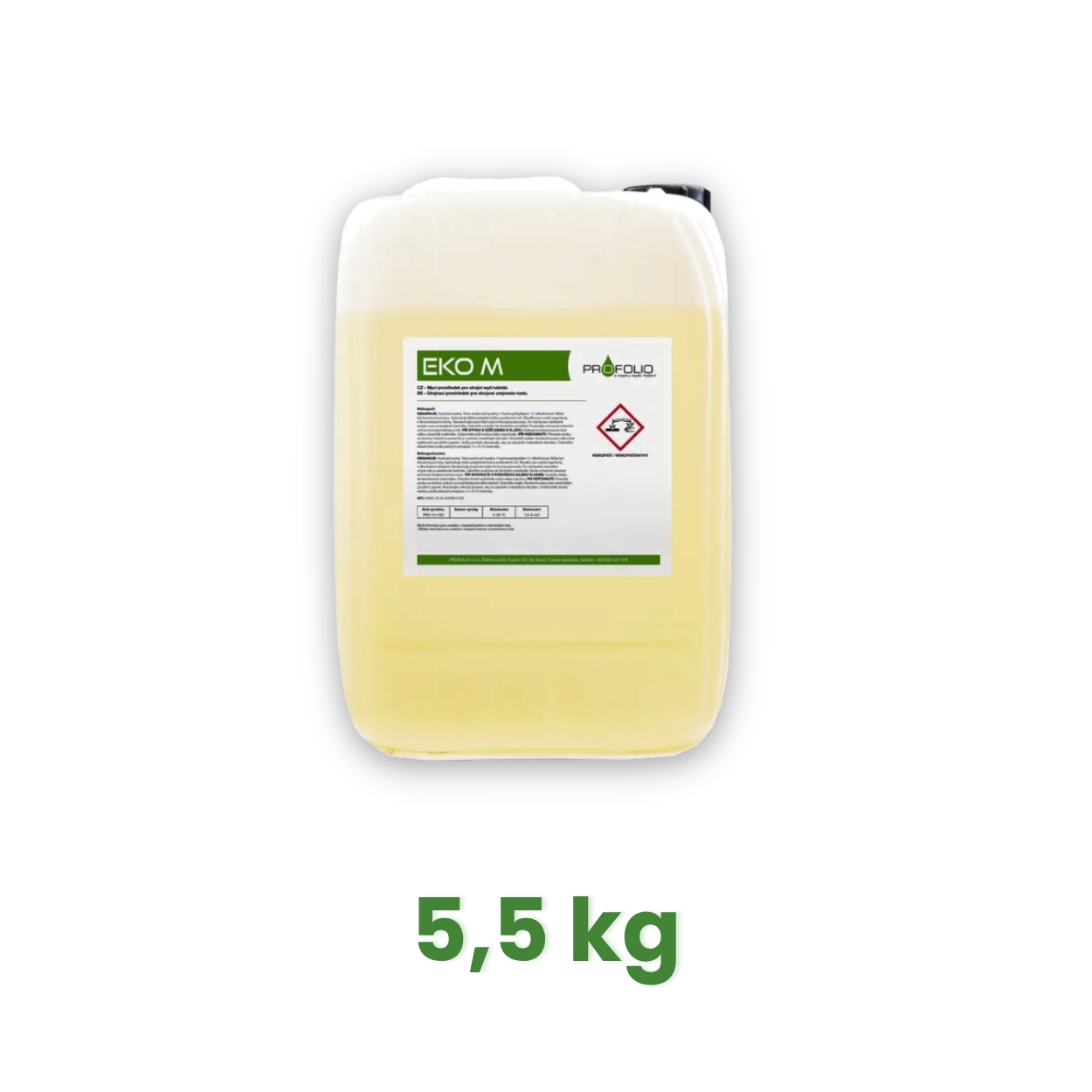 EKO M 5,5 kg - Ekonomický mycí prostředek pro strojní mytí nádobí [1 kanystr]