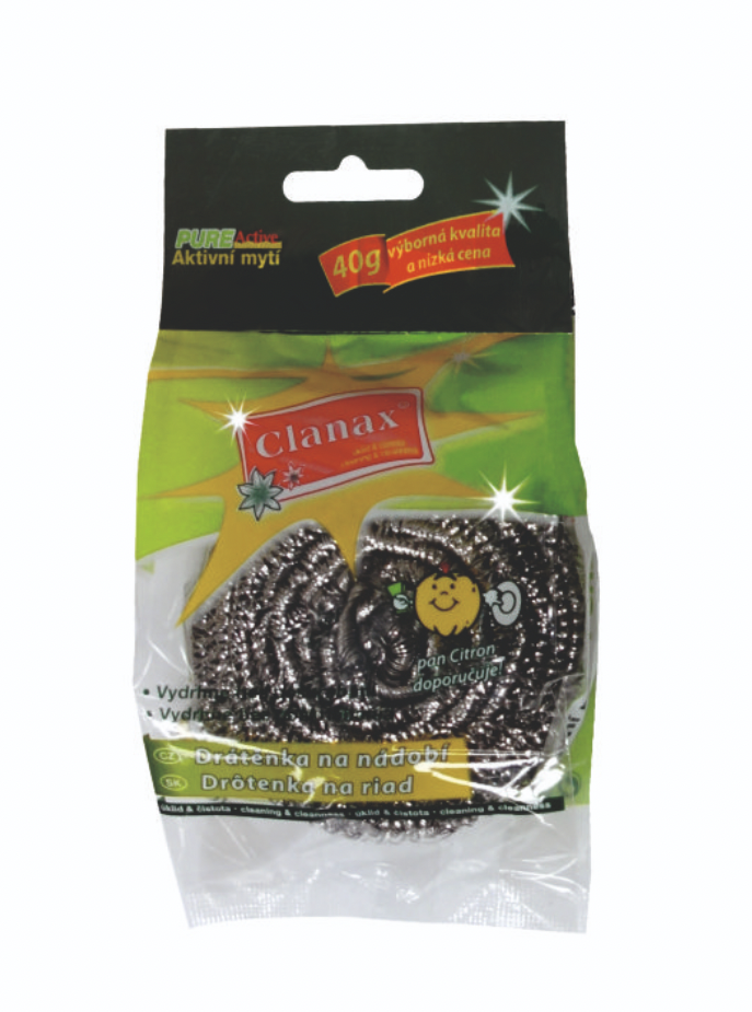 Drátěnka kovová nerez 40g