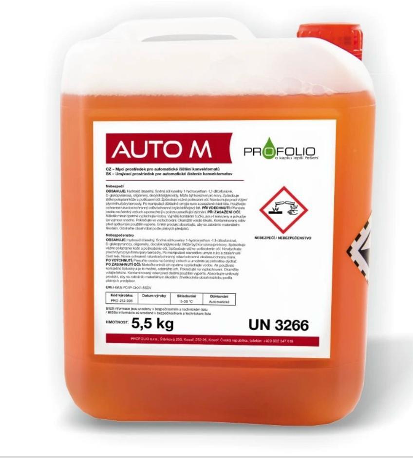 AUTO M Prostředek na automatické mytí konvektomatů 22kg